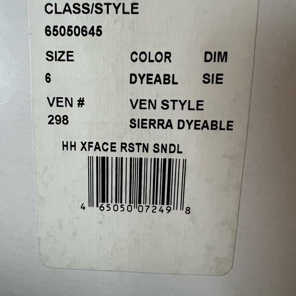 2/ $20 Michaelangelo David’s Bridal Dyeable Sierra Shoes - Picture 8 of 9